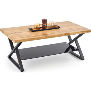 Stolik kawowy industrialny Xena | Halmar | 110x60cm | Dąb