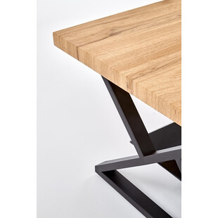 Stolik kawowy industrialny Xena | Halmar | 110x60cm | Dąb