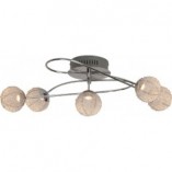 Plafon Glamour Dajana V | Chromowany, LED 70cm - Brilliant