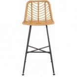 Hoker rattanowy Halmar H-97 | Naturalny, wygodny, do kuchni i baru