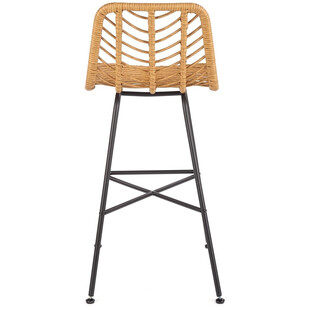 Hoker rattanowy Halmar H-97 | Naturalny, wygodny, do kuchni i baru