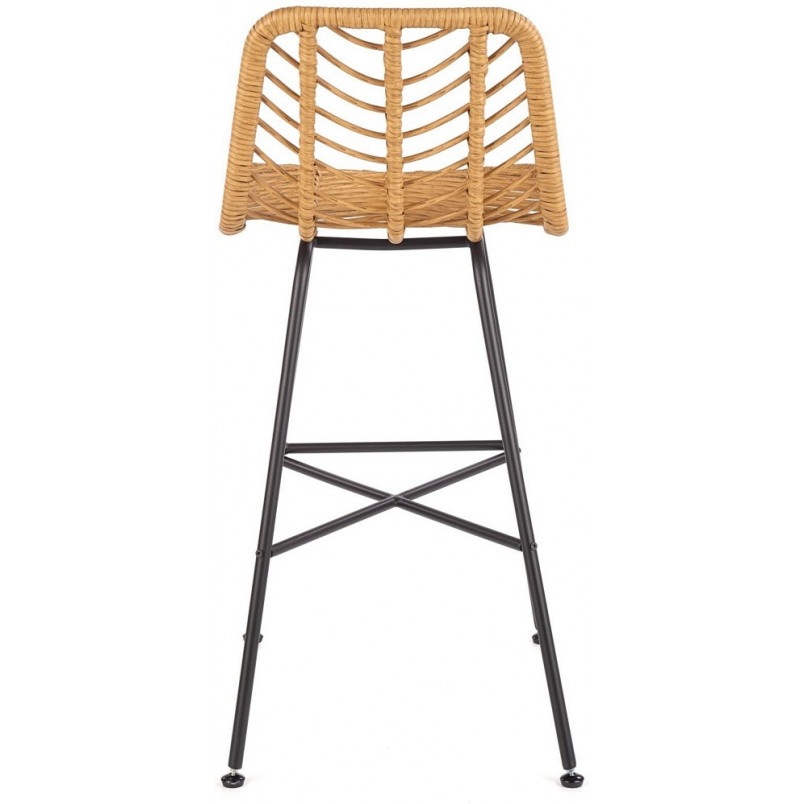 Hoker rattanowy Halmar H-97 | Naturalny, wygodny, do kuchni i baru