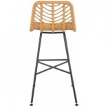 Hoker rattanowy Halmar H-97 | Naturalny, wygodny, do kuchni i baru
