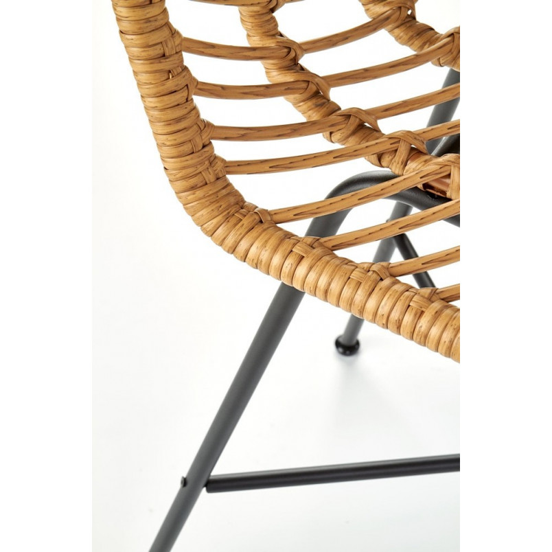 Hoker rattanowy Halmar H-97 | Naturalny, wygodny, do kuchni i baru