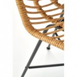 Hoker rattanowy Halmar H-97 | Naturalny, wygodny, do kuchni i baru