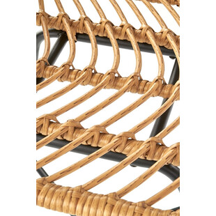 Hoker rattanowy Halmar H-97 | Naturalny, wygodny, do kuchni i baru