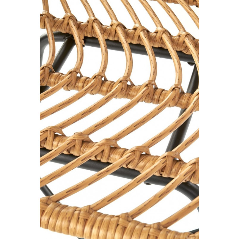 Hoker rattanowy Halmar H-97 | Naturalny, wygodny, do kuchni i baru