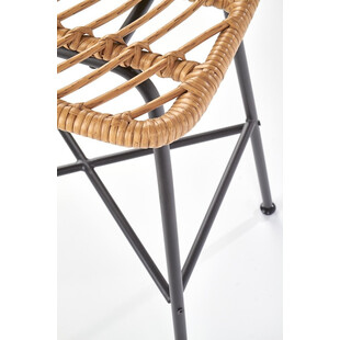 Hoker rattanowy Halmar H-97 | Naturalny, wygodny, do kuchni i baru
