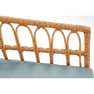 Sofa rattanowa Halmar 140cm | Komfortowy wypoczynek w ogrodzie