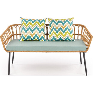 Sofa rattanowa Halmar 140cm | Komfortowy wypoczynek w ogrodzie