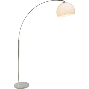 Lampa podłogowa łukowa nowoczesna Vessa Chrom/Biała marki Brilliant