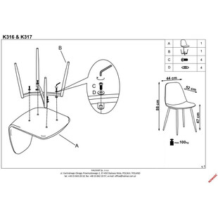 Krzesło welurowe pikowane K417 Halmar - Elegancki design w super cenie!