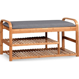 Ławka Halmar ST-13: Bambus, Półka na Buty | 100cm