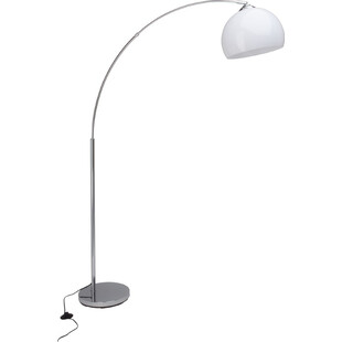 Lampa podłogowa łukowa nowoczesna Vessa Chrom/Biała marki Brilliant