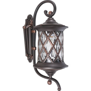 Kinkiet zewnętrzny retro Lantern brązowy | Nowodvorski