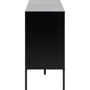 Komoda industrialna Actona Seaford 120cm | Dąb/Czarny