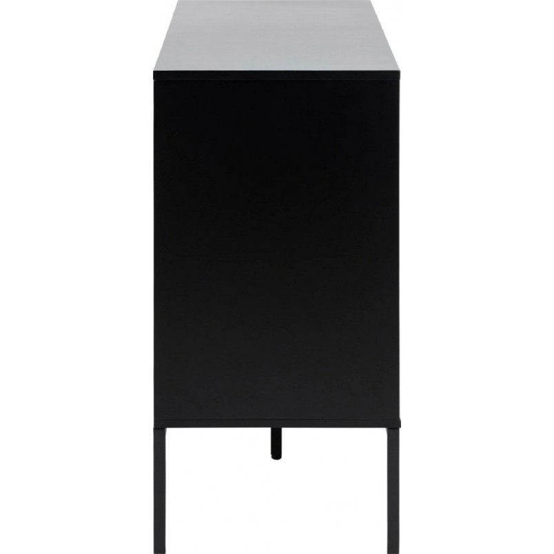 Komoda industrialna Actona Seaford 120cm | Dąb/Czarny