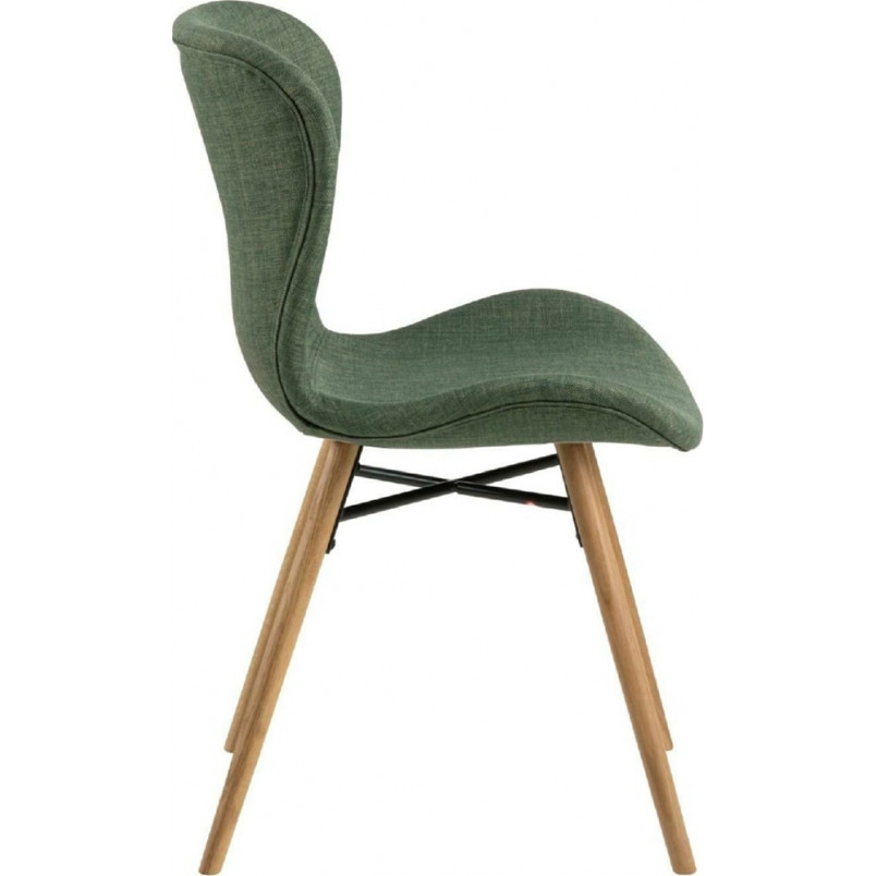 Krzesło Actona Batilda Zielone - Skandynawski Design
