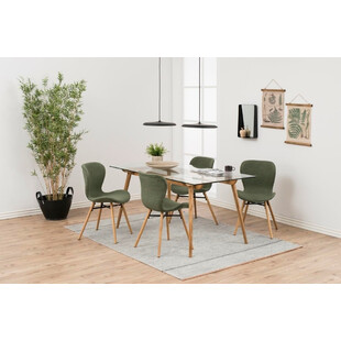 Krzesło Actona Batilda Zielone - Skandynawski Design