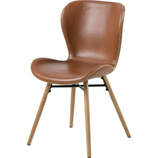 Krzesło Actona Batilda Retro - Brąz/Dąb - Stylowy Design