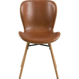 Krzesło Actona Batilda Retro - Brąz/Dąb - Stylowy Design