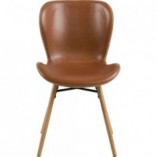 Krzesło Actona Batilda Retro - Brąz/Dąb - Stylowy Design