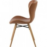 Krzesło Actona Batilda Retro - Brąz/Dąb - Stylowy Design