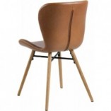Krzesło Actona Batilda Retro - Brąz/Dąb - Stylowy Design