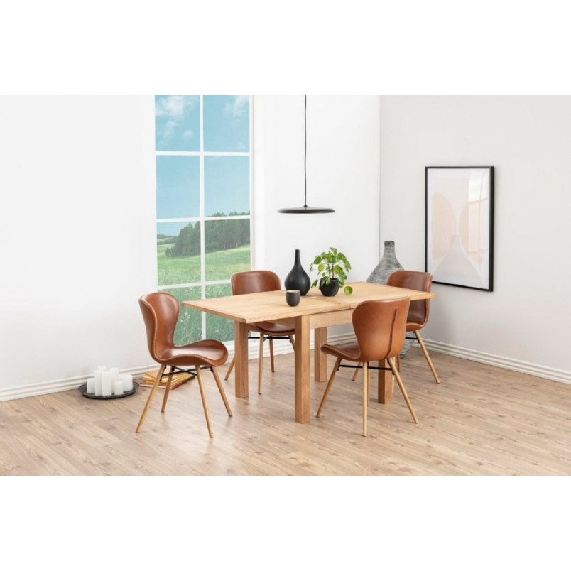 Krzesło Actona Batilda Retro - Brąz/Dąb - Stylowy Design