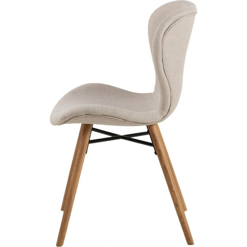 Krzesło Actona Batilda Beżowe - Skandynawski Design