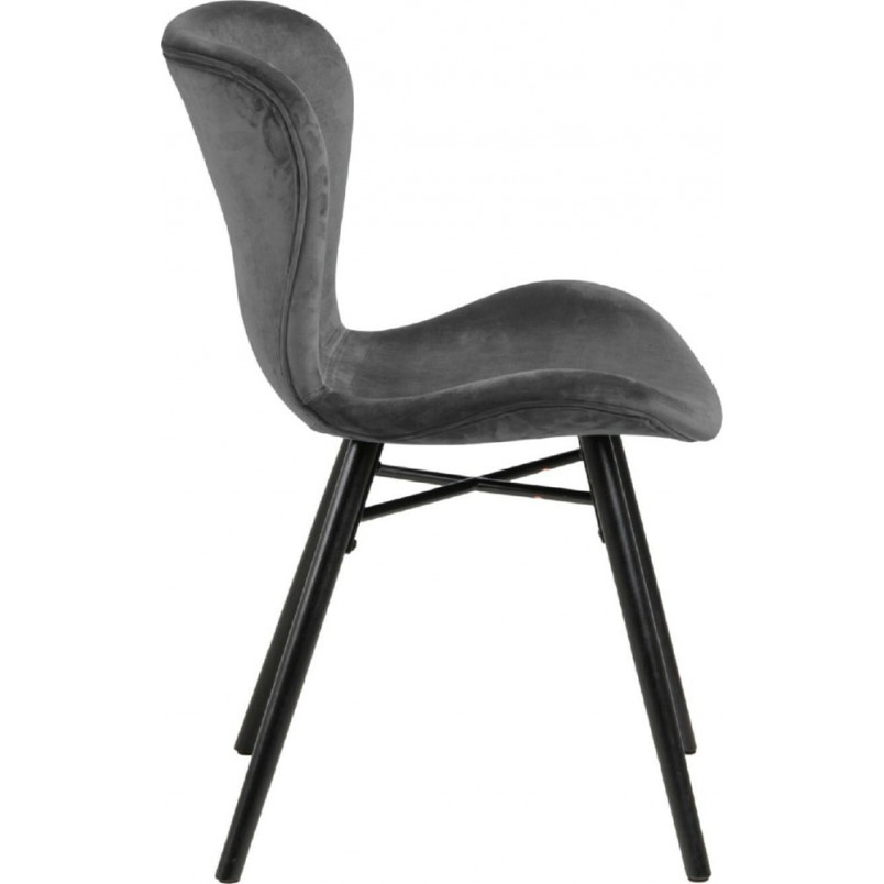 Krzesło welurowe Actona Batilda - Elegancki design, Komfort |
