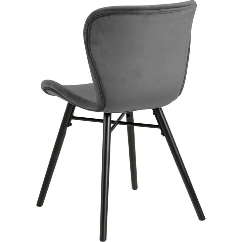 Krzesło welurowe Actona Batilda - Elegancki design, Komfort |
