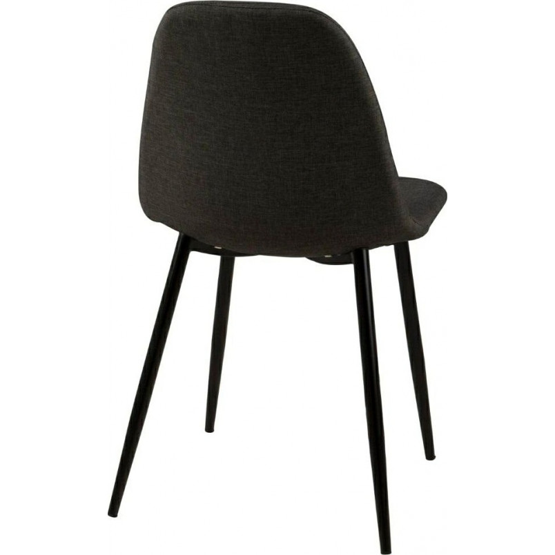 Krzesło Actona Wilma | Szare/Czarny | Komfortowy Design