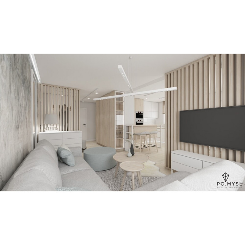 Lampa stołowa Bergen biała 4Concept | Eleganckie oświetlenie