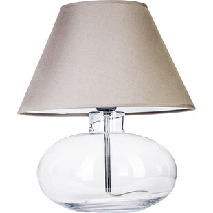 Lampa stołowa szklana Bergen szara 4Concepts | Eleganckie oświetlenie