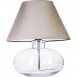 Lampa stołowa szklana Bergen szara 4Concepts | Eleganckie oświetlenie