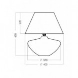 Lampa stołowa czarna Madrid - 4Concept | Eleganckie oświetlenie