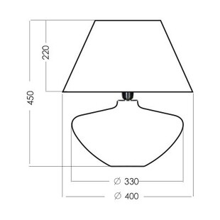 Lampa stołowa Madrid Green | 4Concept - Elegancki Design