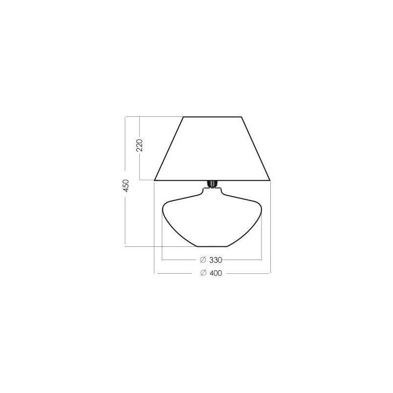 Lampa stołowa Madrid Green | 4Concept - Elegancki Design