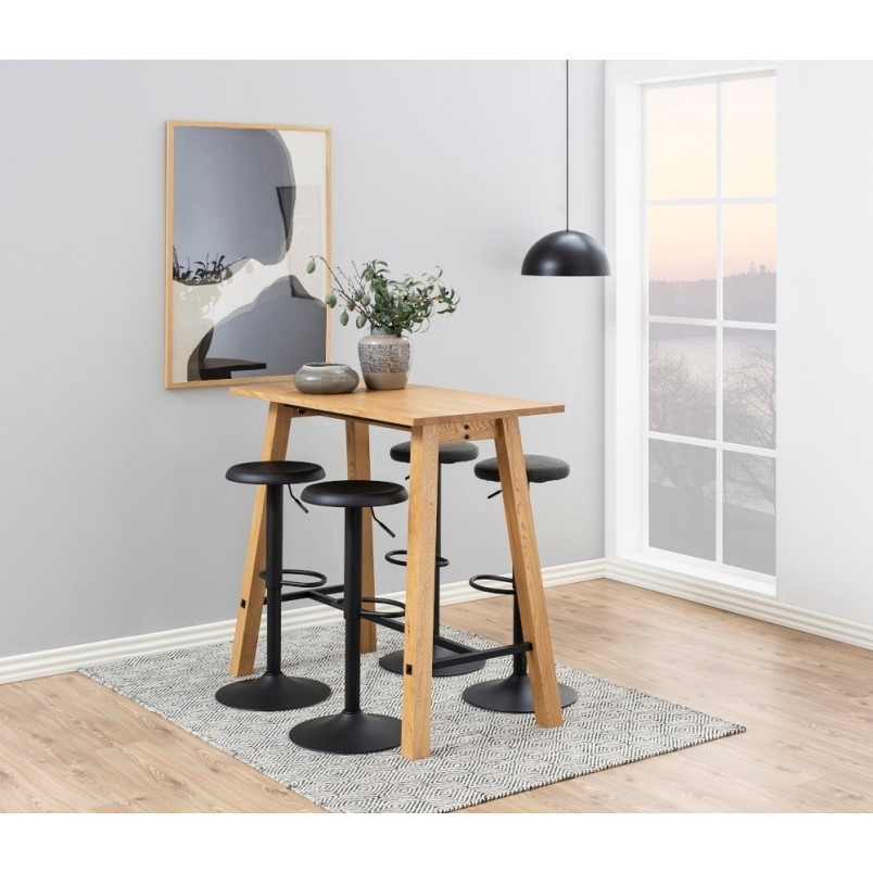 Hoker welurowy Actona Finch - antracyt | Komfort i styl