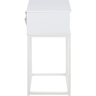 Szafka nocna Actona Mitra 40cm biała - Skandynawski Design