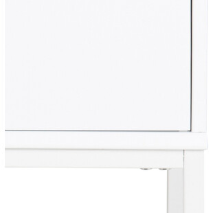 Szafka nocna Actona Mitra 40cm biała - Skandynawski Design