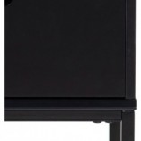 Szafka nocna Actona Mitra 40cm | Czarna, industrialna
