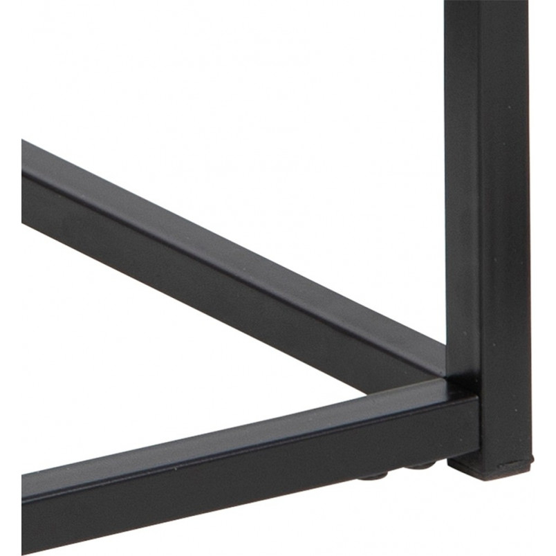 Szafka nocna Actona Mitra 40cm | Czarna, industrialna
