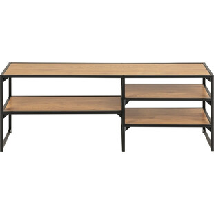 Stolik RTV Industrialny Actona Seaford | Dąb Czarny 120cm
