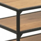 Stolik RTV Industrialny Actona Seaford | Dąb Czarny 120cm