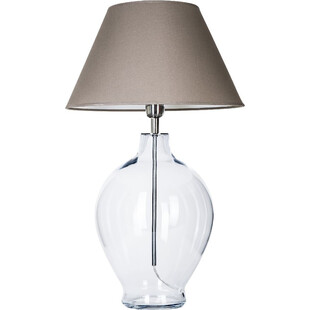 Lampa stołowa Capri szara | 4Concept - Elegancki design