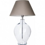 Lampa stołowa Capri szara | 4Concept - Elegancki design
