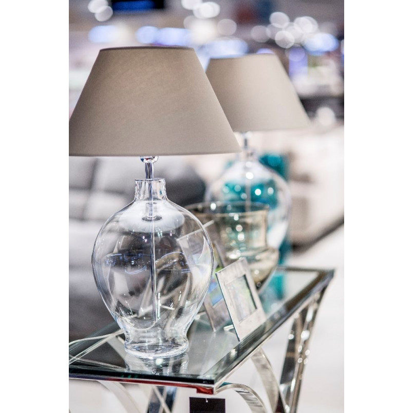 Lampa stołowa Capri szara | 4Concept - Elegancki design