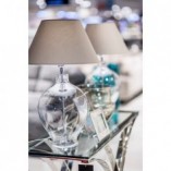 Lampa stołowa Capri szara | 4Concept - Elegancki design